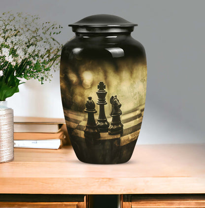 Chess Urn for adult human ashes