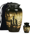 Chess Urn for adult human ashes