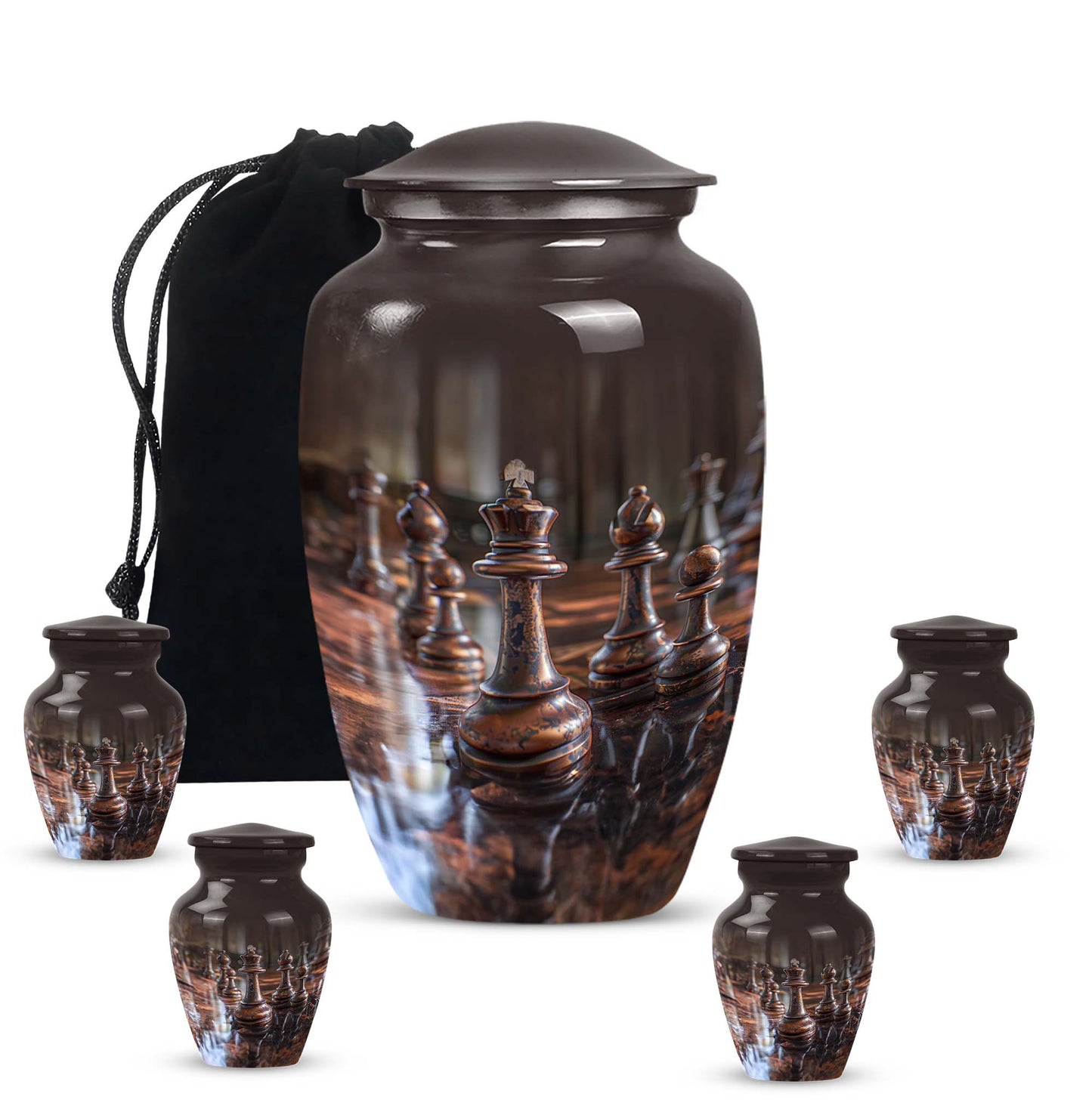 Classic 10-inch Chess Urn 