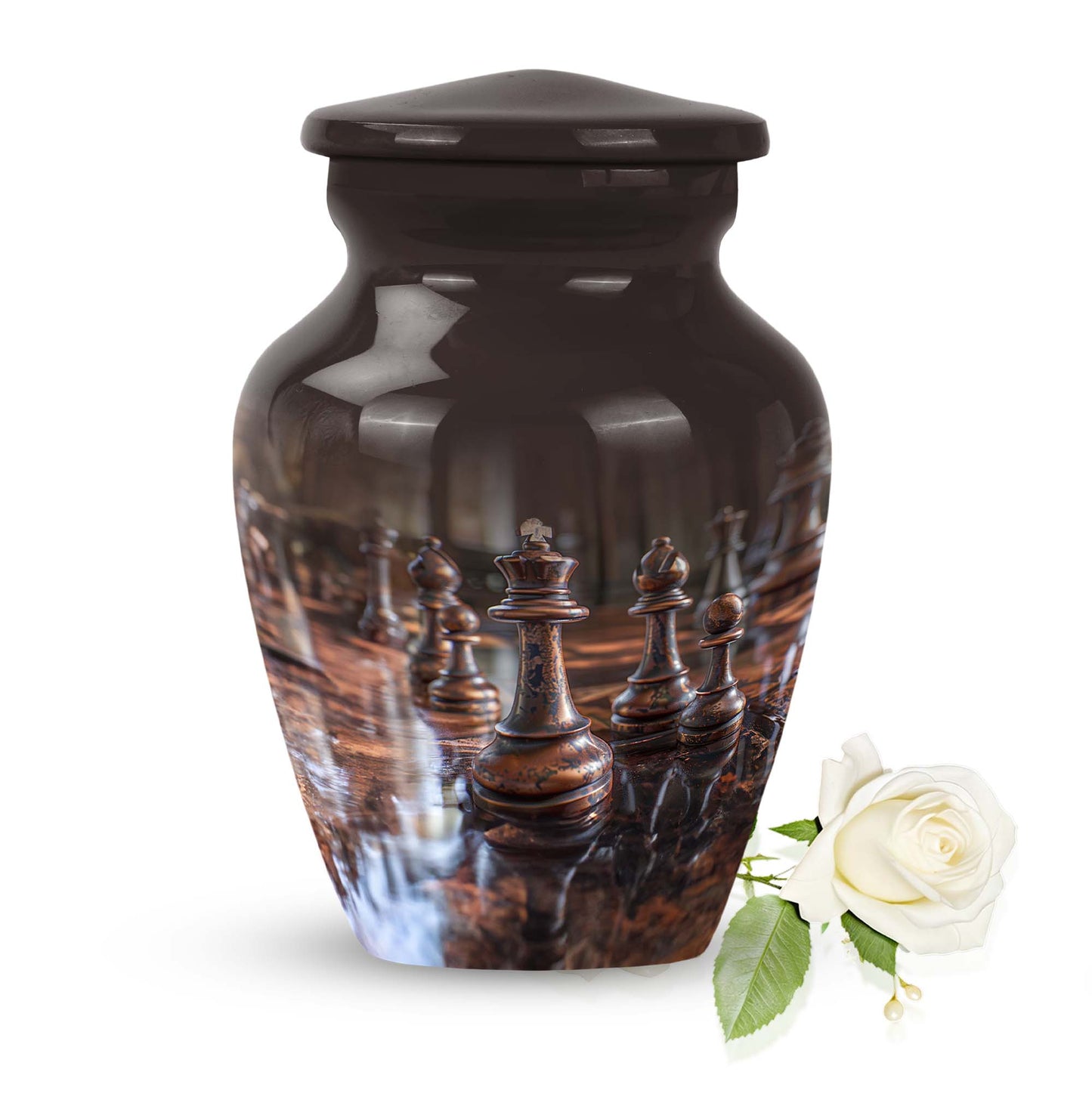 Classic 10-inch Chess Urn 