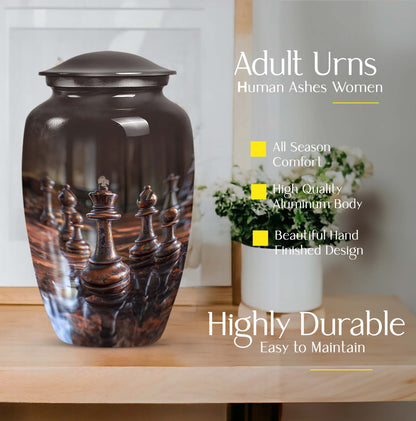 Classic 10-inch Chess Urn 