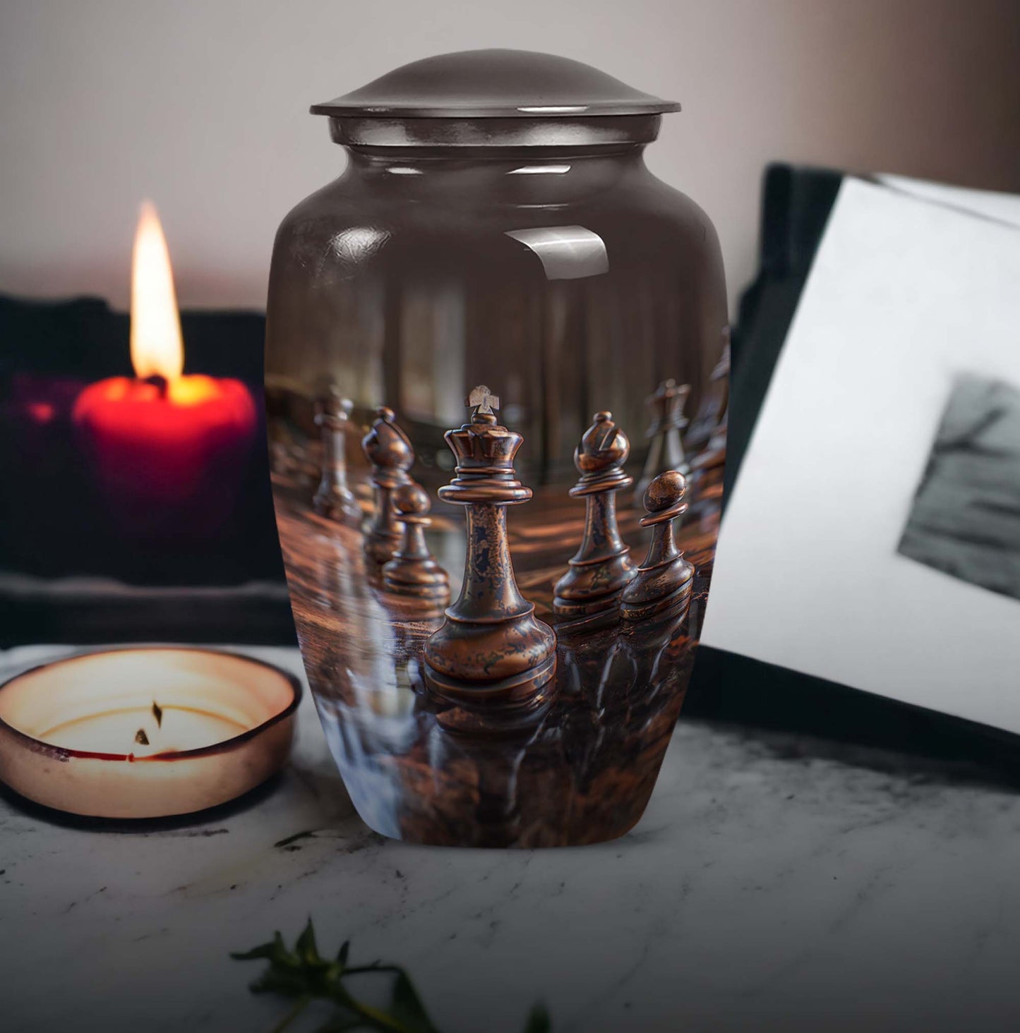 Classic 10-inch Chess Urn 