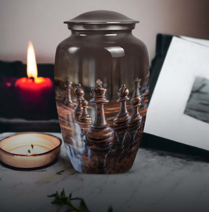 Classic 10-inch Chess Urn 