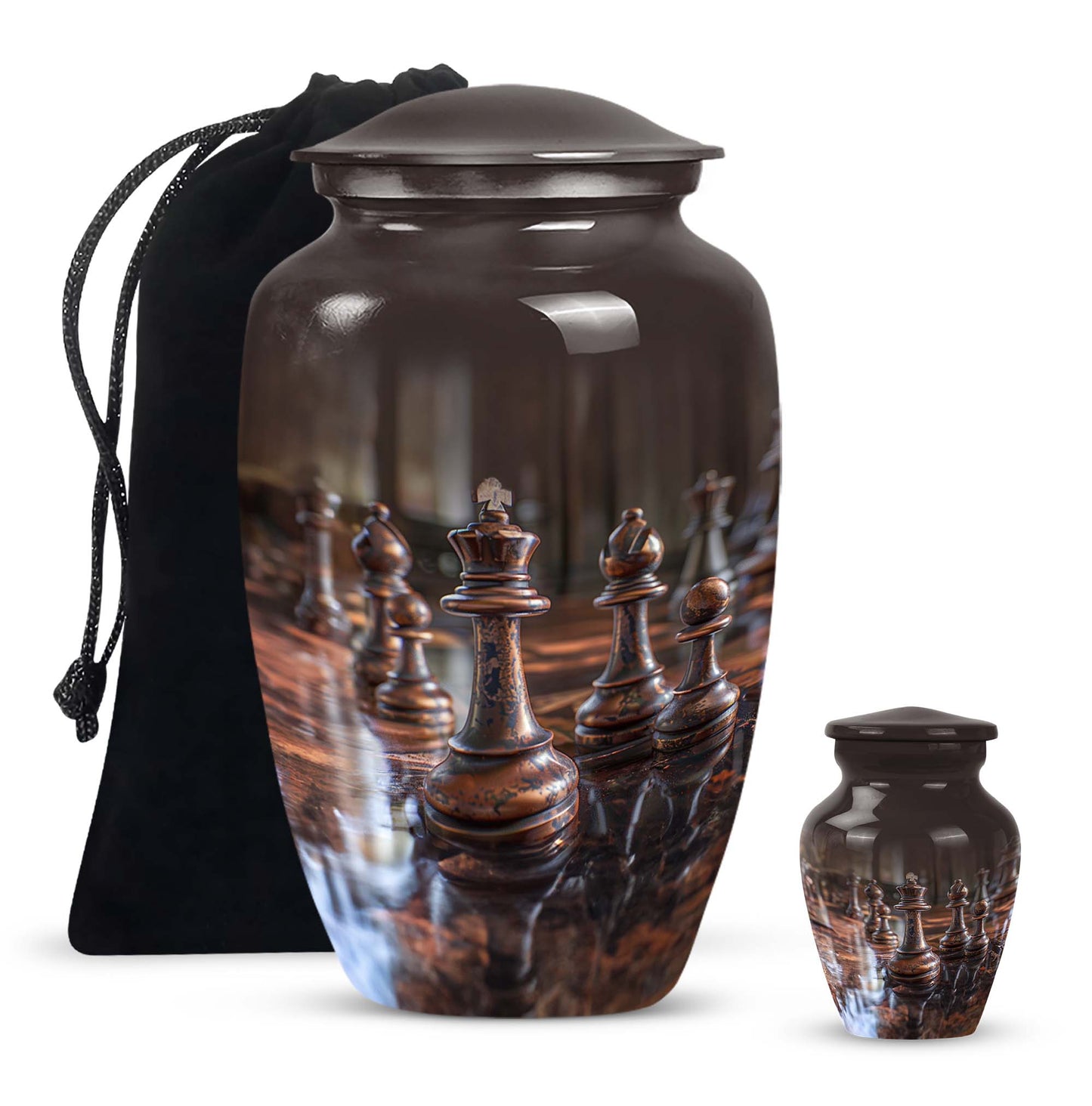 Classic 10-inch Chess Urn 