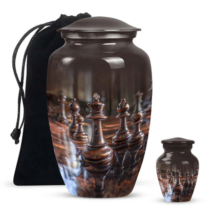 Classic 10-inch Chess Urn 