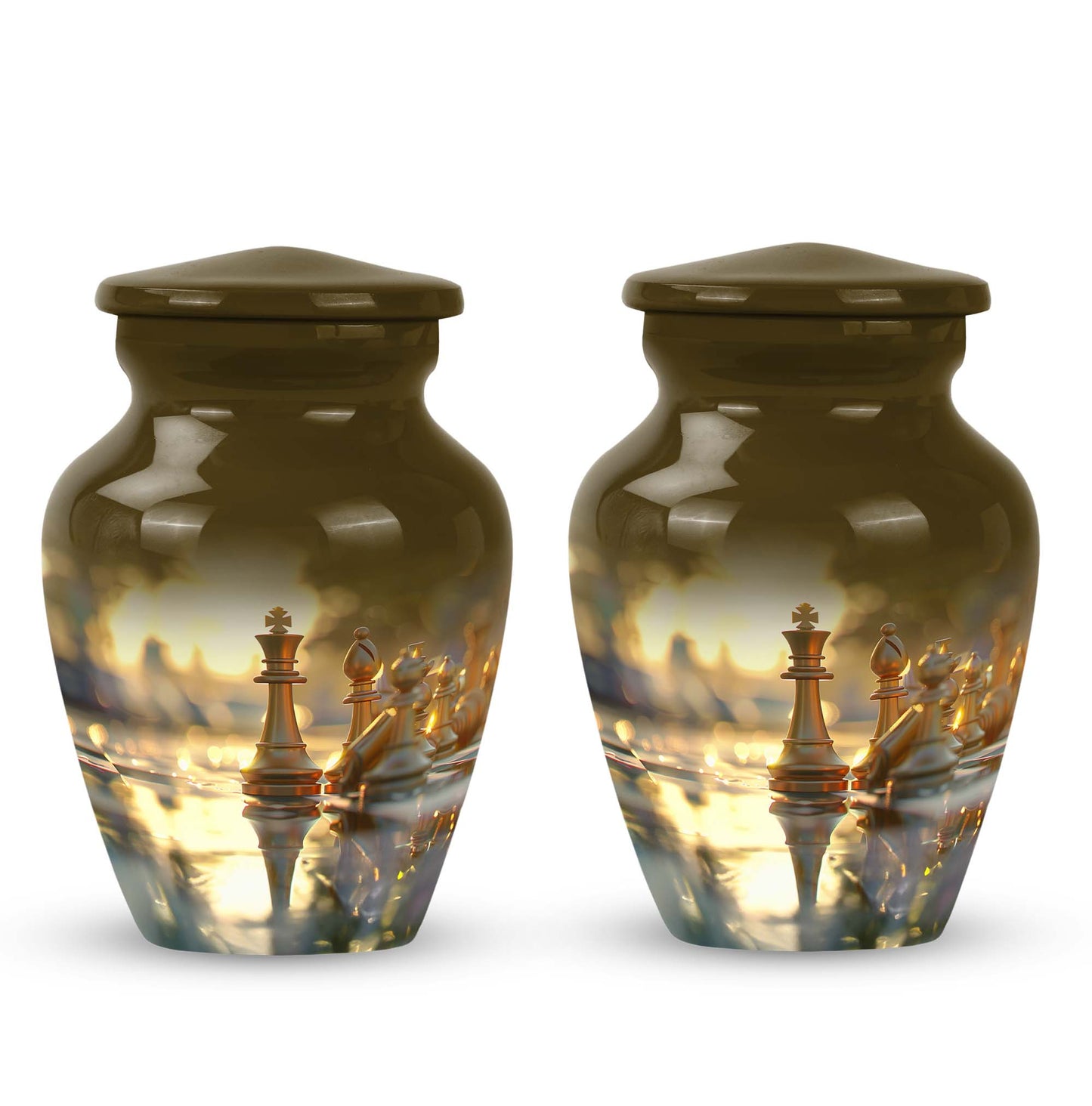 classic chess urn