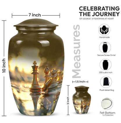 classic chess urn