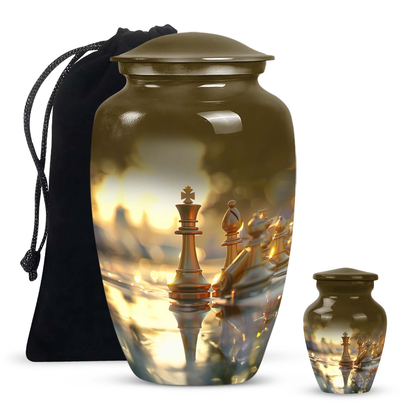 classic chess urn