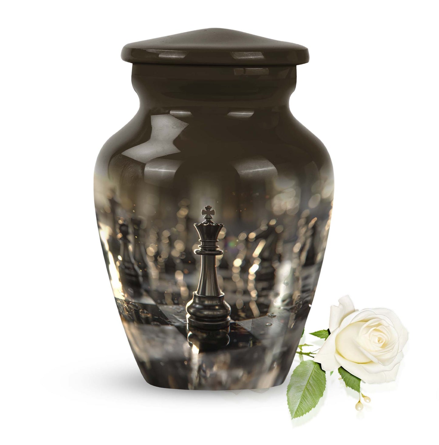 Chess Urn for women ashes.