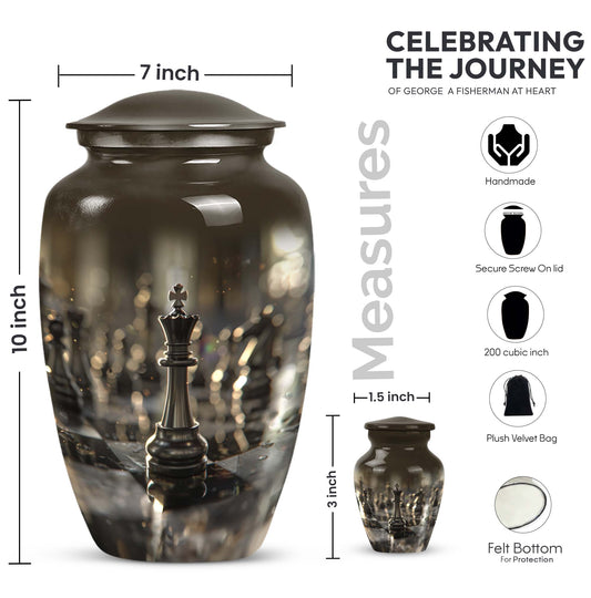Chess Urn for women ashes.