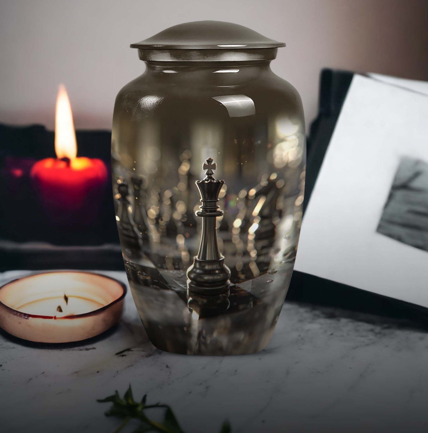 Chess Urn for women ashes.