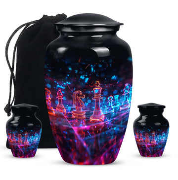 Large Urn with 2 Mini Urn