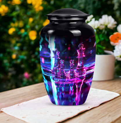 10inch Classic Chess Cremation Urn, ideal for dad's ashes
