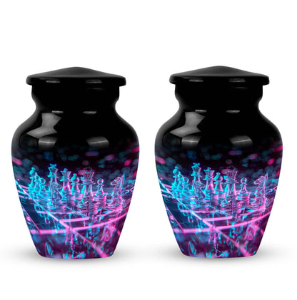 Classic 10-inch Chess Urn for male cremation ashes