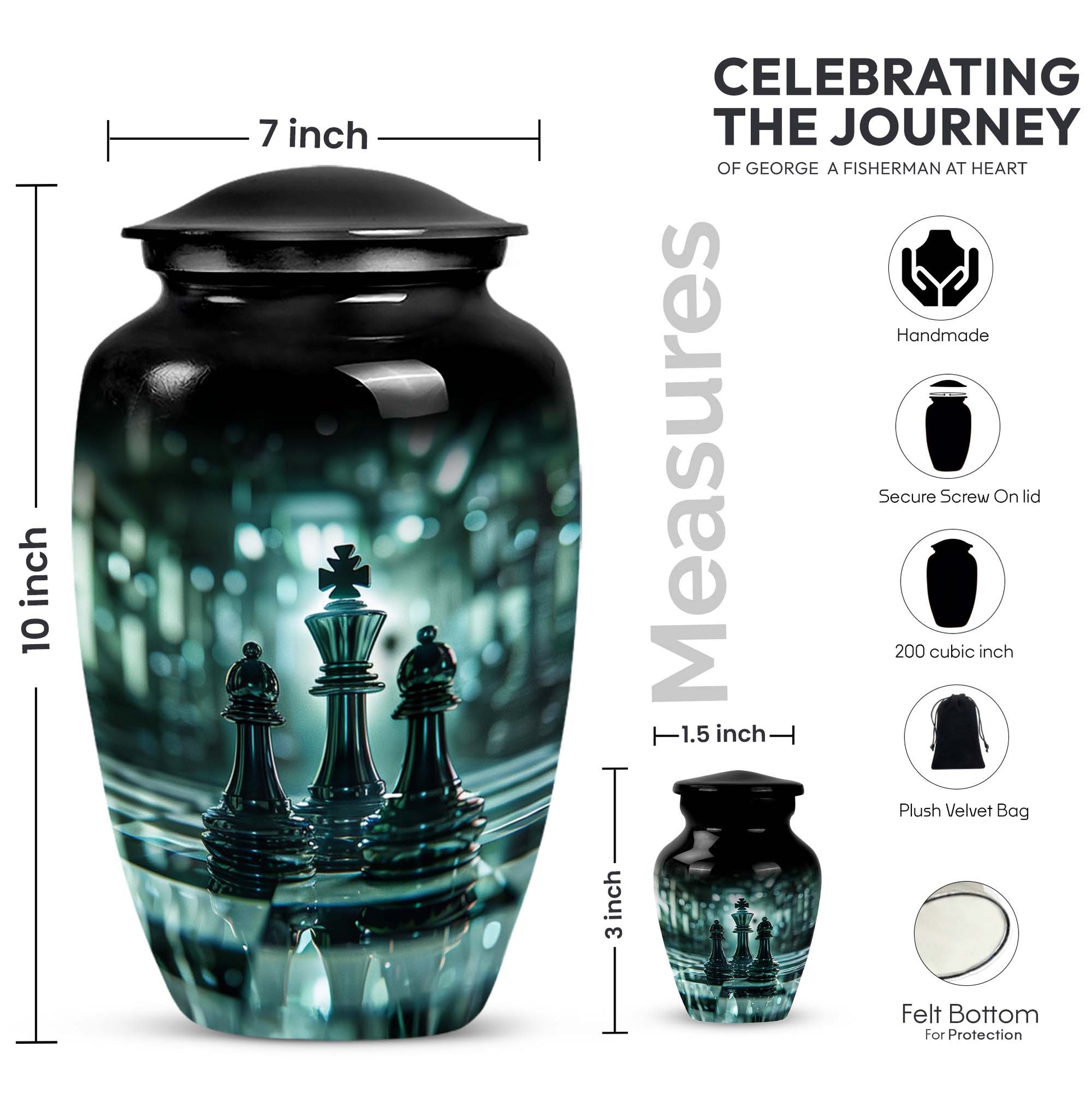  Chess Urn