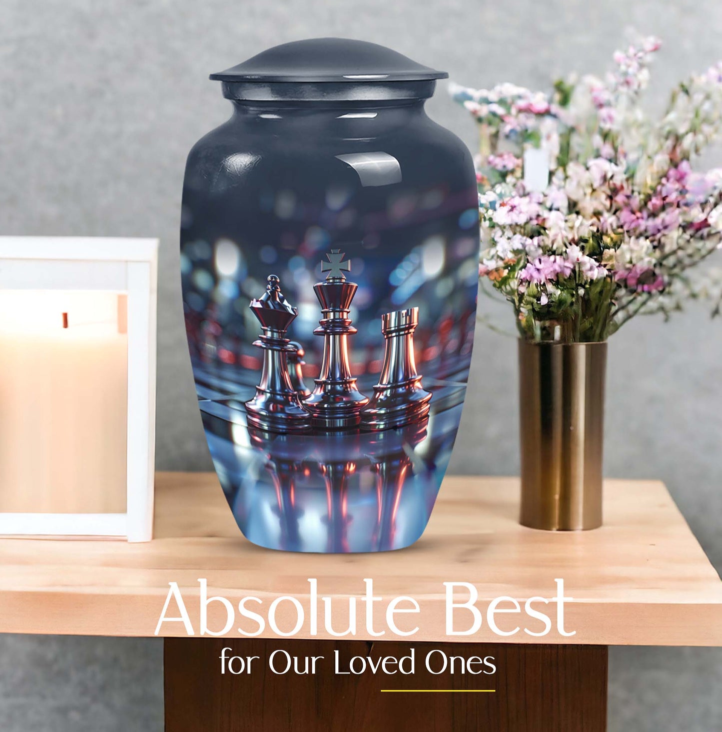 classic Chess urn for ashes