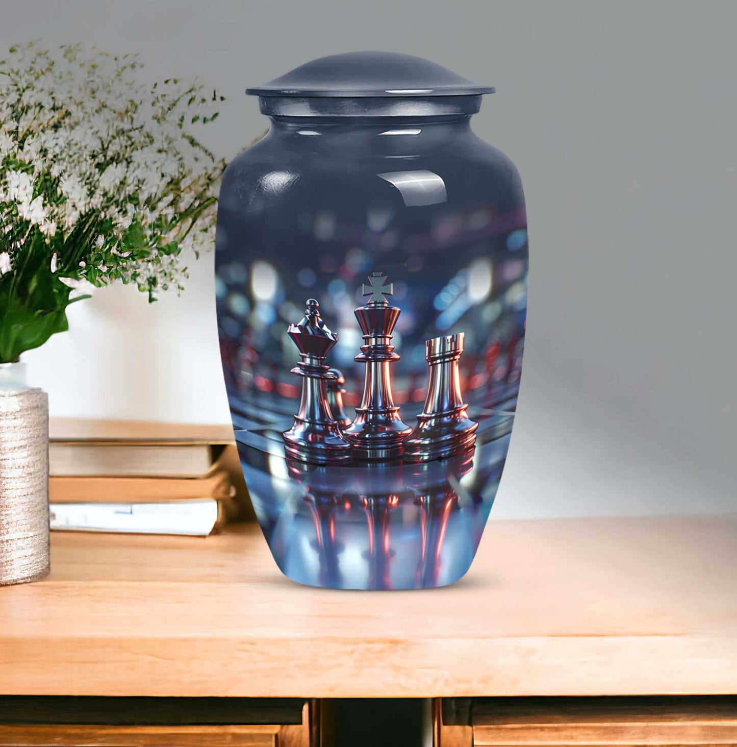 classic Chess urn for ashes