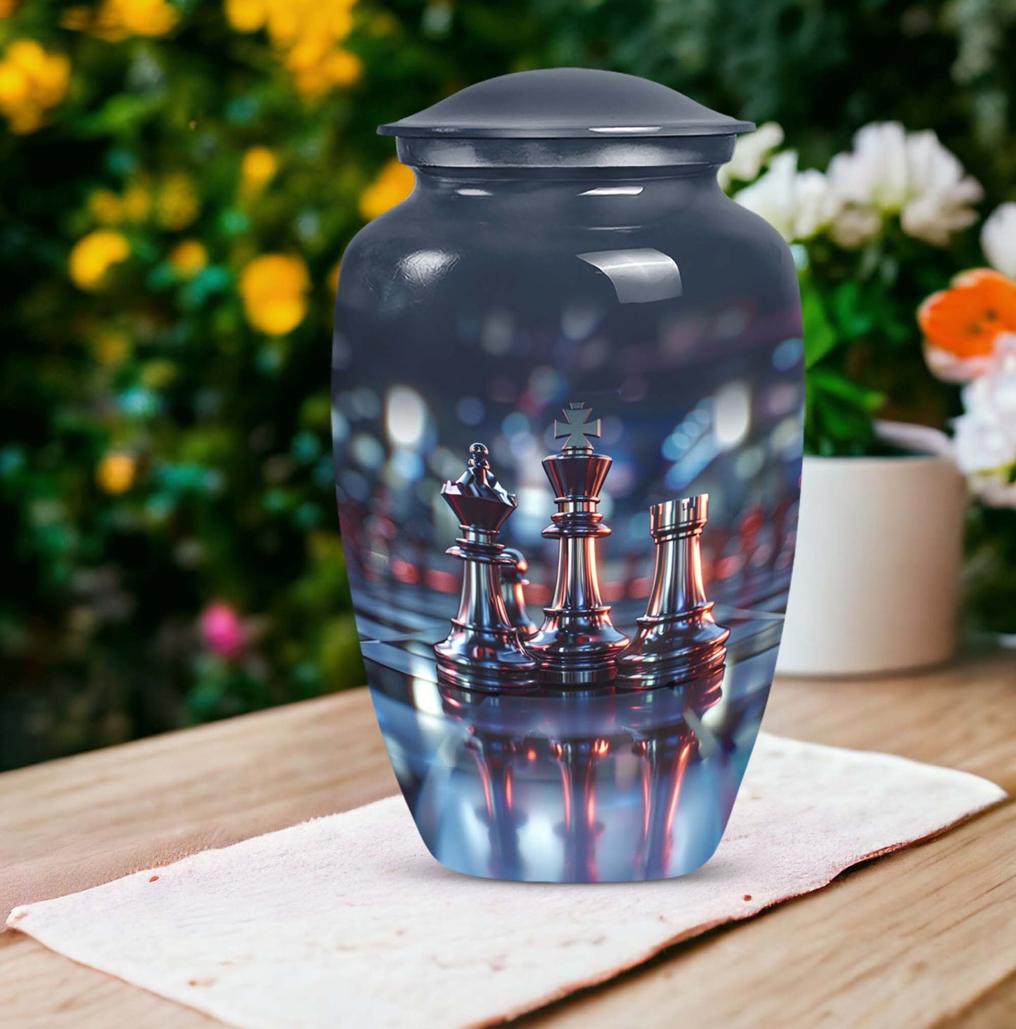 classic Chess urn for ashes
