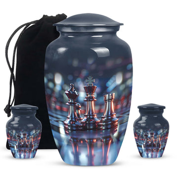 Large Urn with 2 Mini Urn