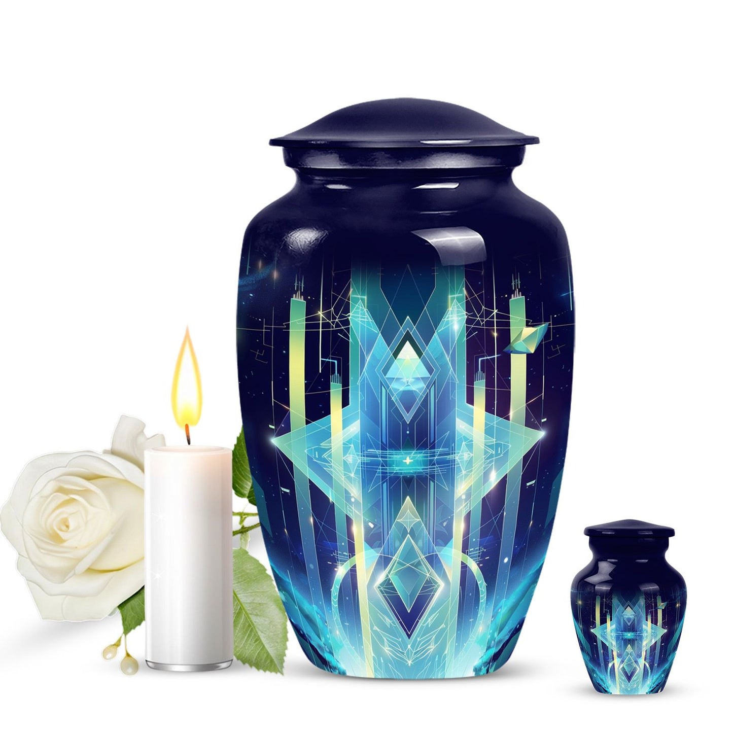 Classic 10 inch Zodiac Urn.