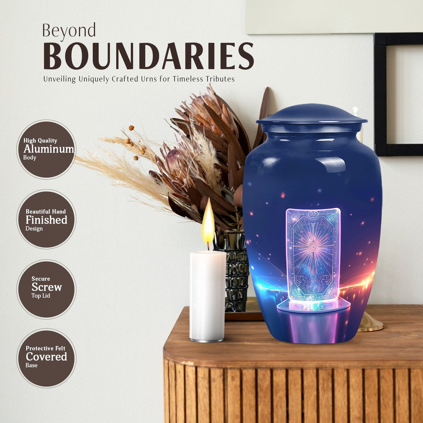 10-inch classic zodiac urn.