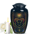  abstract zodiac burial urn 