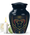  abstract zodiac burial urn 