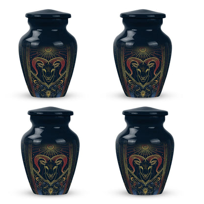  abstract zodiac burial urn 