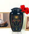  abstract zodiac burial urn 
