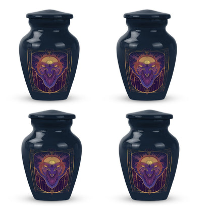 Handcrafted zodiac 10-inch urn for ashes with classic design