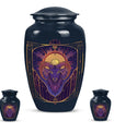 Handcrafted zodiac 10-inch urn for ashes with classic design