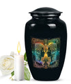 large zodiac urn for woman's ashes