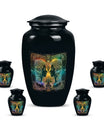 large zodiac urn for woman's ashes