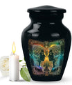 large zodiac urn for woman's ashes
