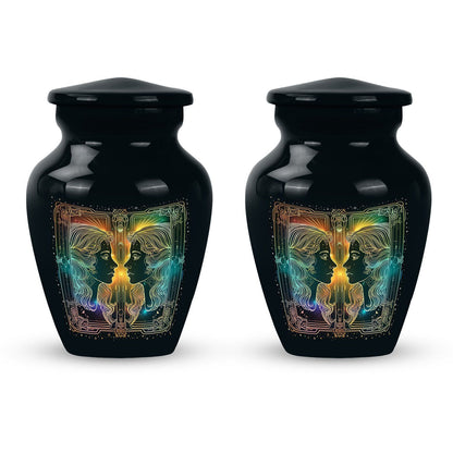 large zodiac urn for woman's ashes