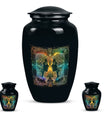 large zodiac urn for woman's ashes