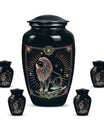  Zodiac Urn, large memorial urn for adult male ashes