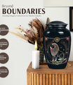  Zodiac Urn, large memorial urn for adult male ashes