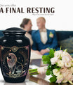  Zodiac Urn, large memorial urn for adult male ashes