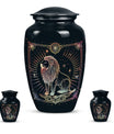  Zodiac Urn, large memorial urn for adult male ashes