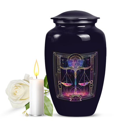  Classic Aluminum Zodiac Urn for Human Cremation Ashes