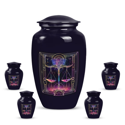  Classic Aluminum Zodiac Urn for Human Cremation Ashes