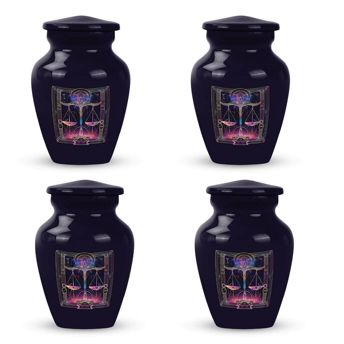  Classic Aluminum Zodiac Urn for Human Cremation Ashes
