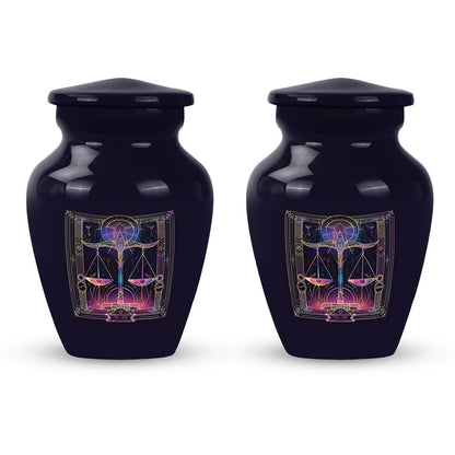  Classic Aluminum Zodiac Urn for Human Cremation Ashes
