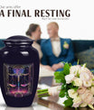  Classic Aluminum Zodiac Urn for Human Cremation Ashes