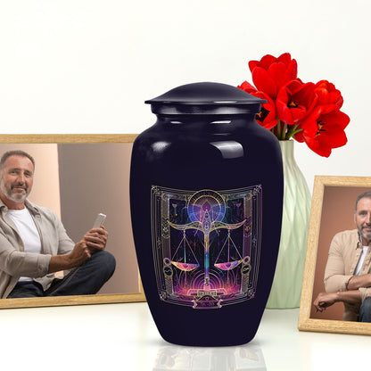  Classic Aluminum Zodiac Urn for Human Cremation Ashes