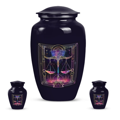  Classic Aluminum Zodiac Urn for Human Cremation Ashes