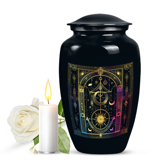 Classic 10-inch abstract zodiac Urn 