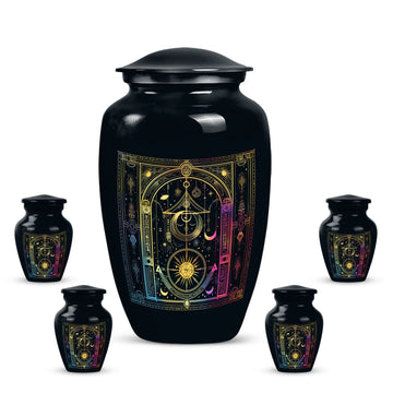 Large Urn with 4 Small Urn