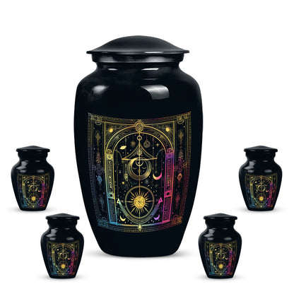 Classic 10-inch abstract zodiac Urn 